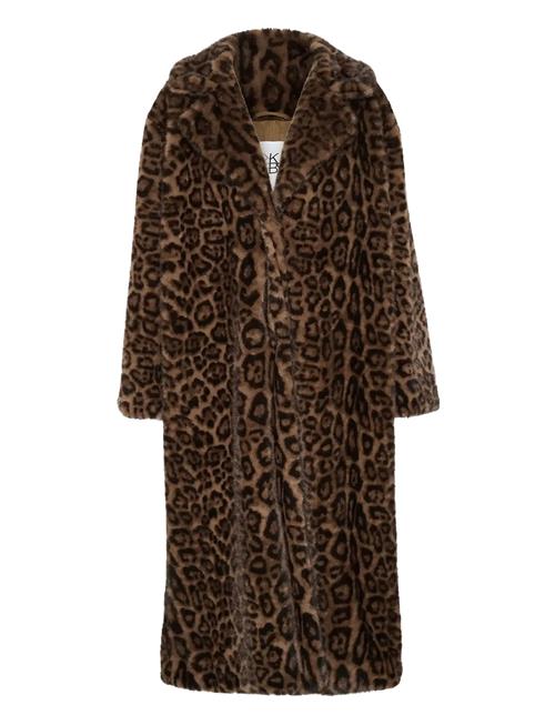 Kbtira Fur Coat Karen By Simonsen Brown