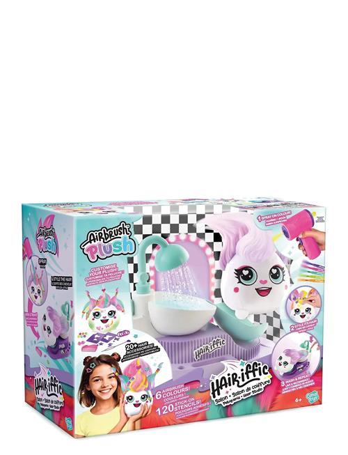 Airbrush Plush Hair-Iffic Hair Style Salon AMO Patterned