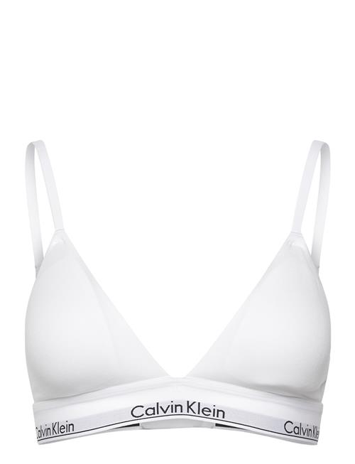 Lightly Lined Triangle Calvin Klein White
