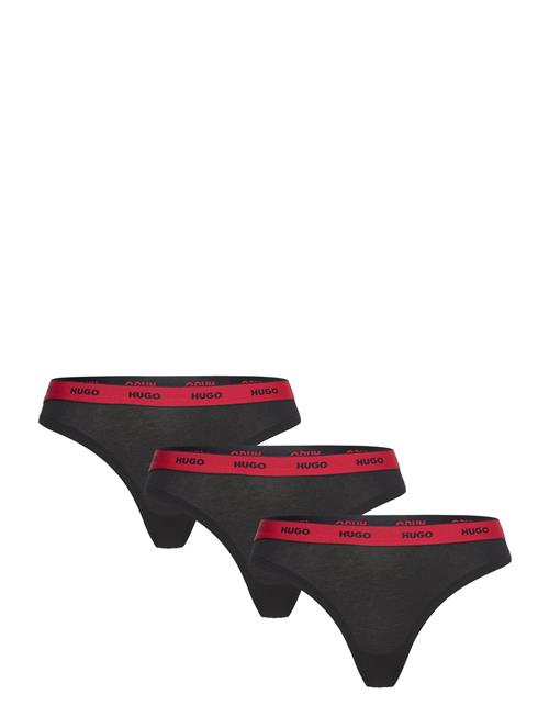 Triplet Thong Stripe HUGO Black