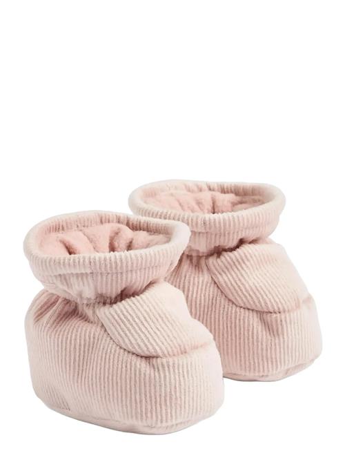 Puffer Baby Booties Fuffa Wheat Pink