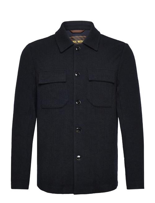 Mmgaustin Knit Overshirt Mos Mosh Gallery Navy