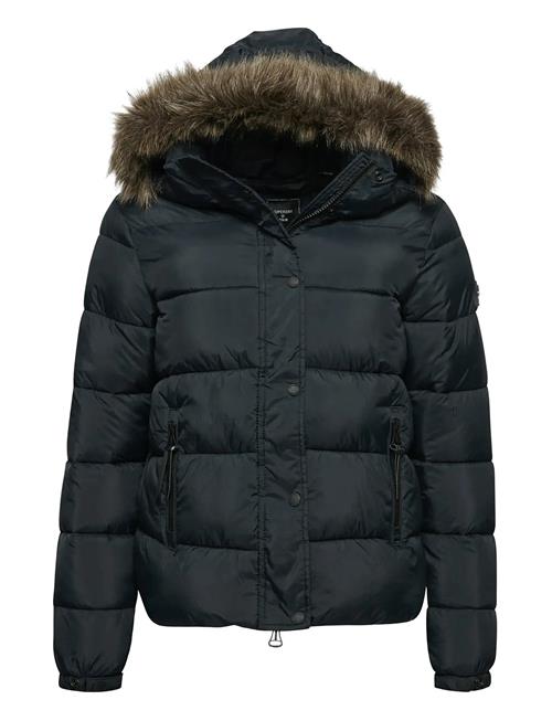 Vintage Hooded Mid Layer Short Superdry Sport Black