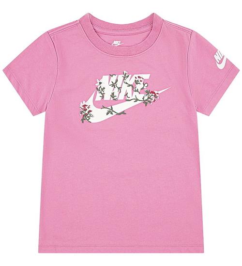 Nike T-shirt - Floral - Magic Flamingo