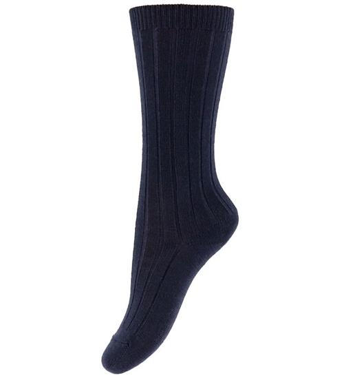 Condor Strømper - Uld - Dark Blue