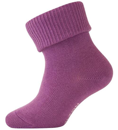 Melton Skridsikre Strømper - Fuchsia
