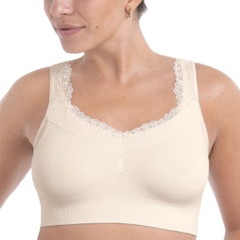 Anita Care BH Lotta Lace Post Mastectomy Bra Elfenben nylon X-Large Dame