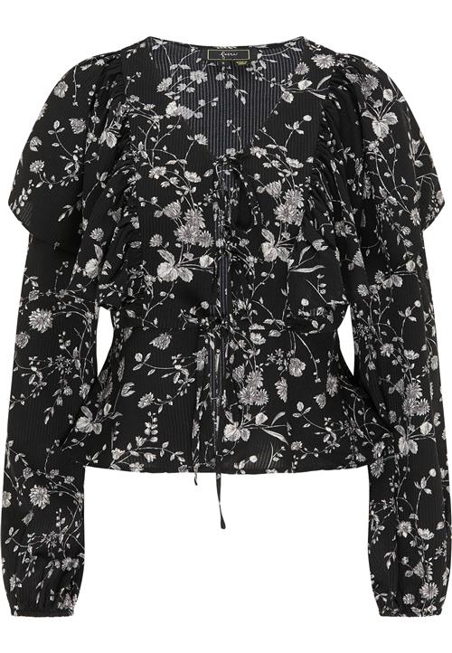 faina Bluse  sort / hvid