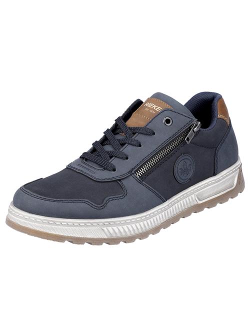 Rieker Sneaker low  navy / mørkeblå / brun / brokade