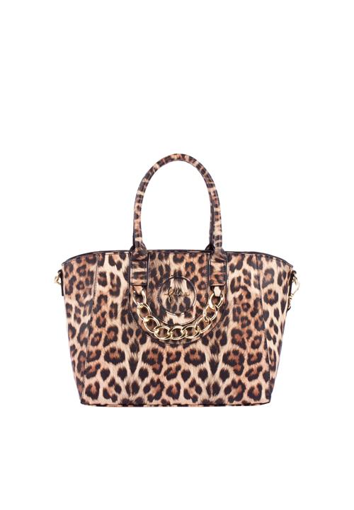 faina Håndtaske  beige / brun / sort