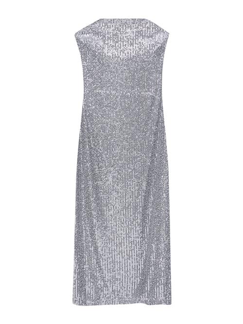 Pull&Bear Kjole  lysegrå / sølv