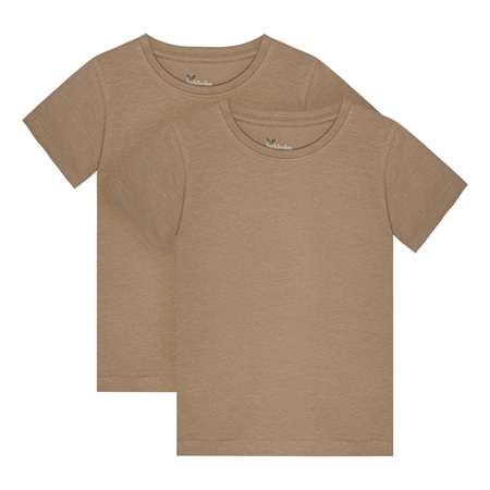 BIRKHOLM 2-Pak T-shirts Kashmir Brun