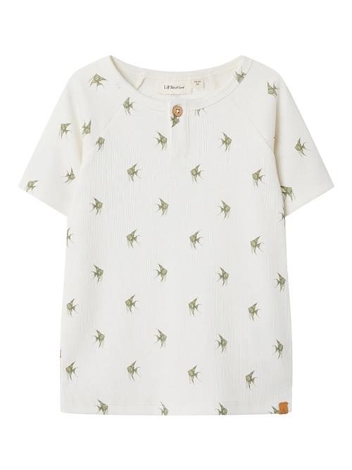 LIL ATELIER Rib T-shirt Lavo Coconut Milk Fish