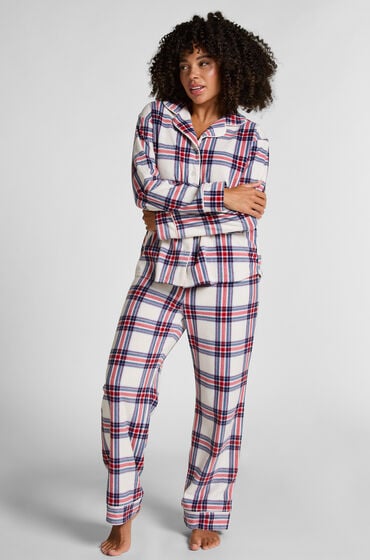 Hunkemöller Pyjamas polarfleece hvid