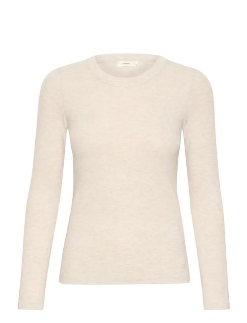 Dagnaiw Melange T-Shirt Ls InWear Cream