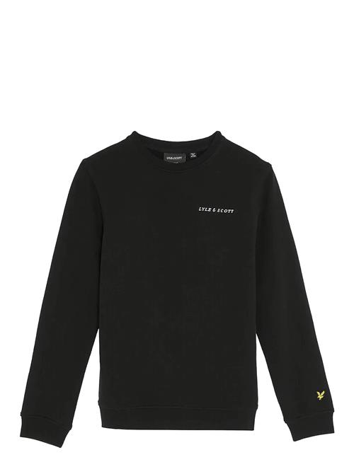 Script Crew Neck Sweatshirt Lyle & Scott Black
