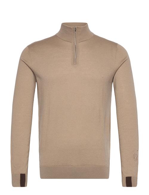 Mmgadam Soft Zip Turtle Neck Knit Mos Mosh Gallery Beige