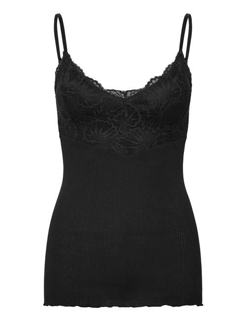 Rwbeatha Sl Strap Lace Top Rosemunde Black