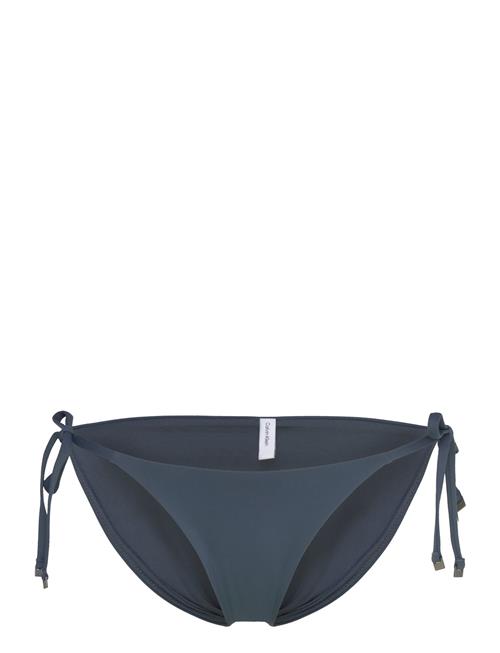String Side Tie Calvin Klein Blue