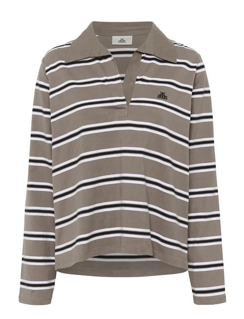 Kbzuelma Striped Polo Ls Karen By Simonsen Black