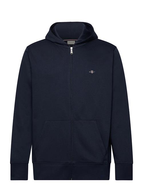 Shield Logo Zip Hoodie GANT Navy