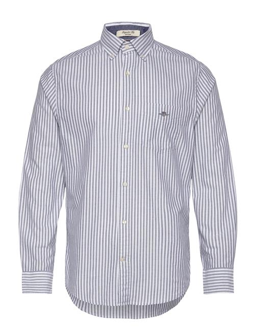 Reg Oxford Stripe Shirt GANT Blue