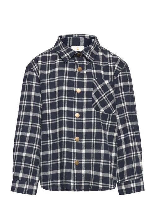 Tnronan Os L_S Flannel Shirt The New Blue