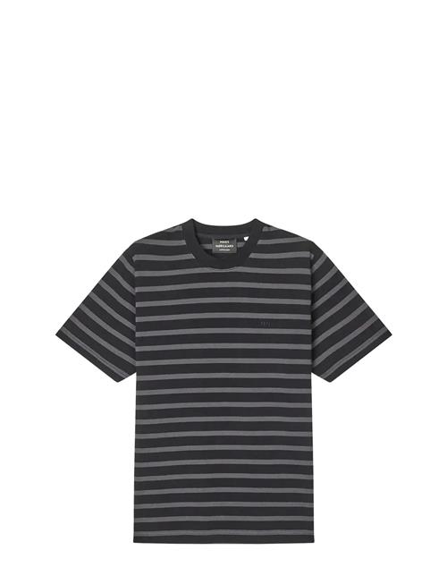 Cotton Jersey Stripe Frode Tee Mads Nørgaard Black
