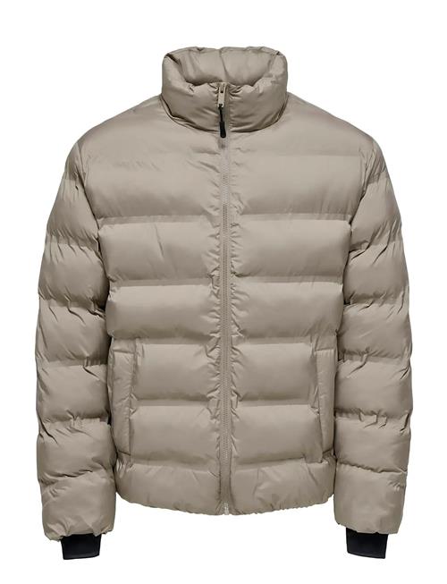 Onsunion Seamless Life Puffer Jacket Otw ONLY & SONS Beige