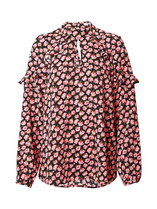 GLAMOROUS Tunika  grøn / pink / lyserød / sort