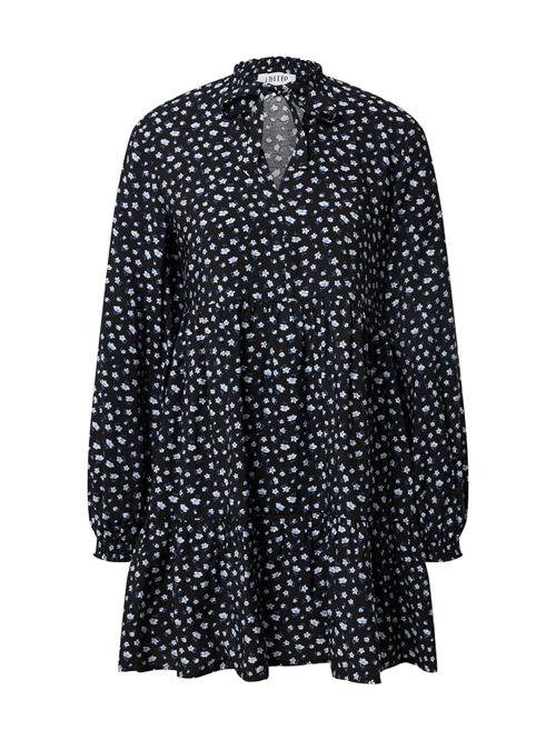 EDITED Kjole 'Heather'  mørkeblå / hvid