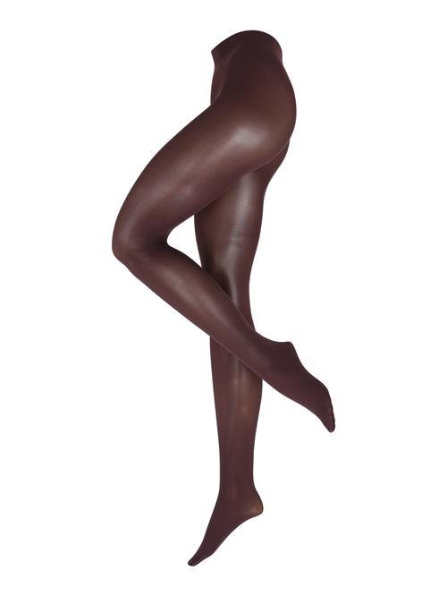 FALKE Nylonstrømpebukser 'Pure Matt'  aubergine