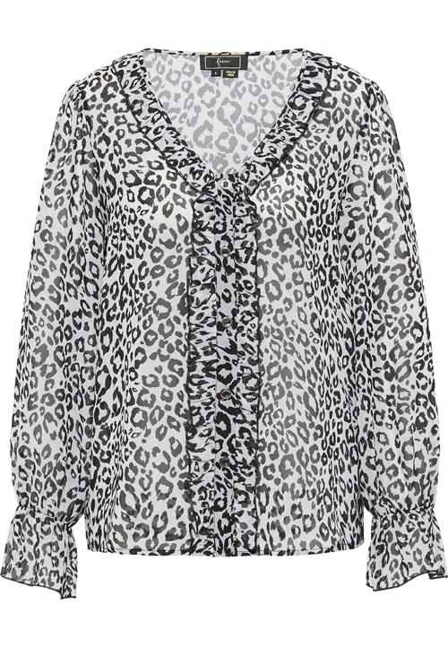 faina Bluse  sort / hvid