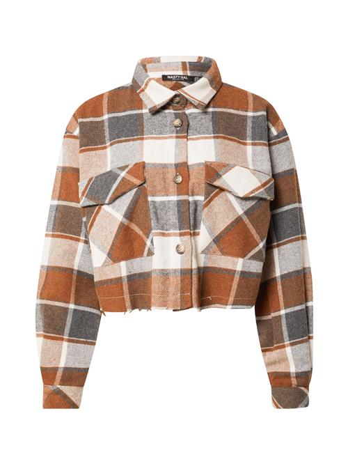 Nasty Gal Bluse  beige / brun / grå