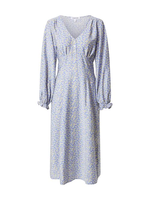 EDITED Kjole 'Rosalia'  beige / blå / petroleum