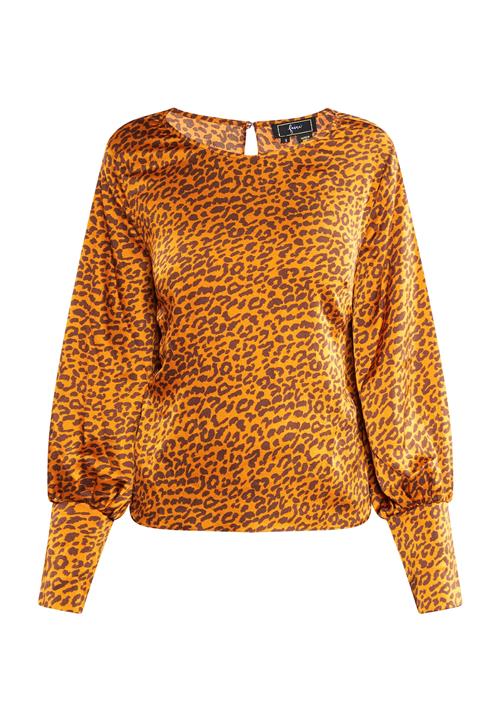 faina Bluse  cognac / mørkebrun