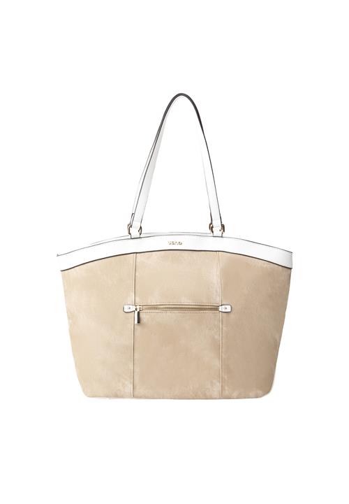 Usha Shopper  mørkebeige / hvid