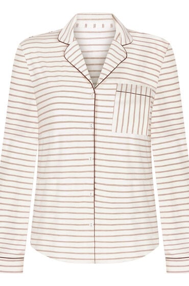 Hunkemöller Langærmet jerseyjakke Essential hvid