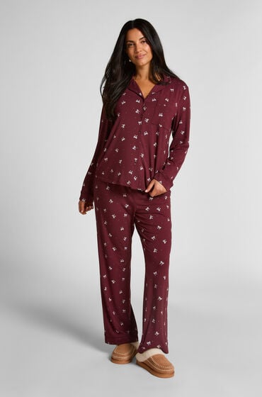 Hunkemöller Jerseybukser Essential Rød