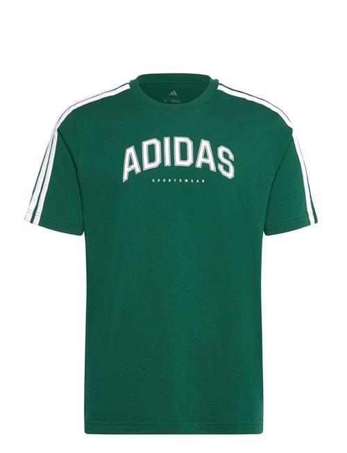 M C Colleg Tee Adidas Sportswear Green