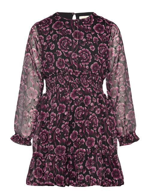 Dress Flower Dot Creamie Black