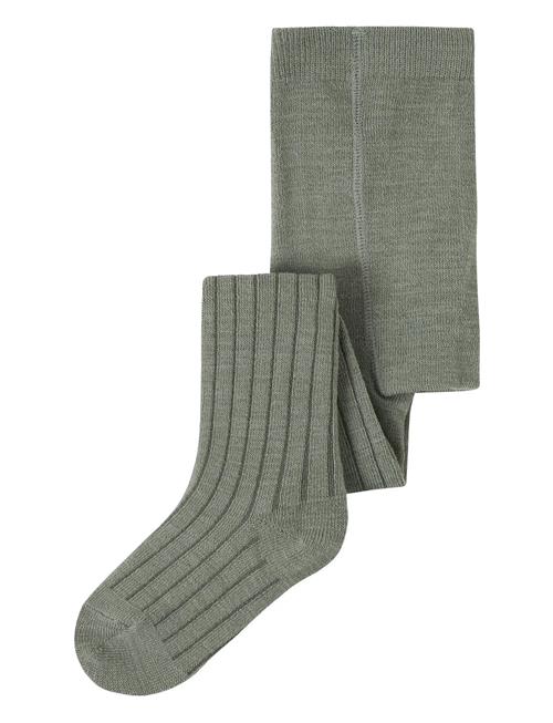 Nmmwakma Wo/Bl Structure Pantyhose Name It Green