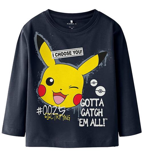Name It Bluse - Pokémon - NmmNor - Navy Blazer