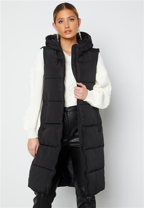 Pieces Bee New Long Puffer Vest