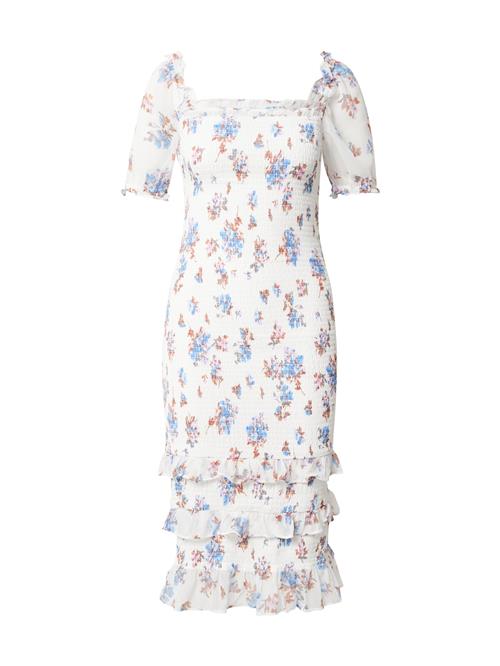 Abercrombie & Fitch Kjole  lyseblå / brun / hvid