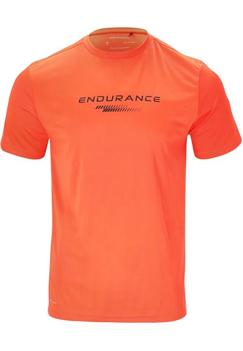 ENDURANCE Funktionsskjorte 'Dipat'  koral / sort / hvid