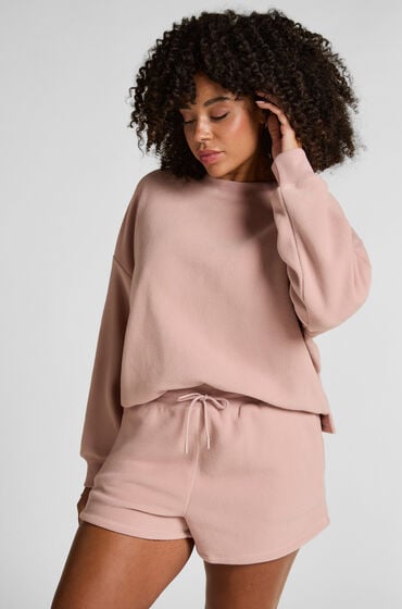 Hunkemöller Short sporty fleece pink