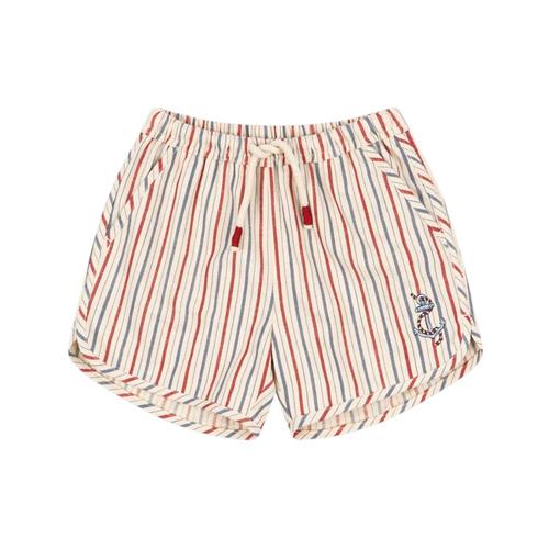 Konges Sløjd GOTS Marlon Shorts Antique Stripe 4 Y  Creme  4 år  mand