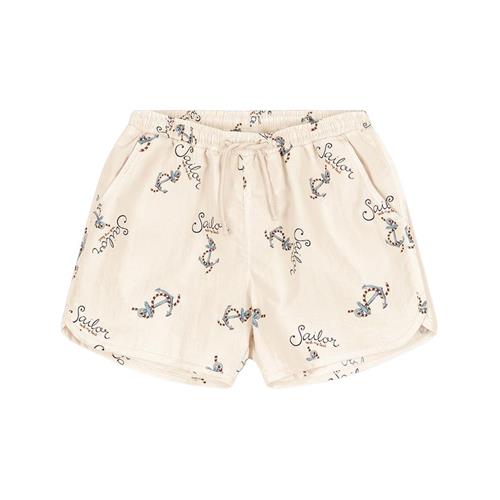 Konges Sløjd Asnou Badeshorts Rock My Boat 5-6 Y  Creme  5-6 år  mand