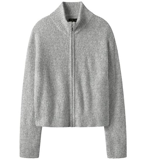 LMTD Cardigan - Strik - NlfRiaa - Light Grey Melange